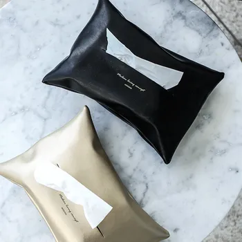 Modern golden/black soft PU Leather Tissue Box Storage Bag Nordic Pumping Cart Car Home Dining Table living room tissue case
Modern golden/black soft PU Leather Tissue Box Storage Bag Nordic Pumping Cart Car Home Dining Table living room tissue case