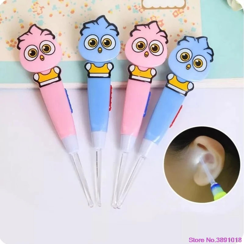 New Cartoon Owl Luminous Earpick LED Light Ear Cleaning Spoon Baby Earwax Removing Safe Tool Kids Nursing Care
New Cartoon Owl Luminous Earpick LED Light Ear Cleaning Spoon Baby Earwax Removing Safe Tool Kids Nursing Care