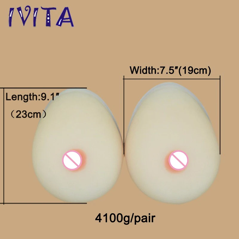 4100g/pair White Huge Artificial Breasts Realistic Silicone Breast Forms Silicone Fake Breast Size 17
4100g/pair White Huge Artificial Breasts Realistic Silicone Breast Forms Silicone Fake Breast Size 17
