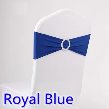 Royal blue colour wedding chair sash spandex band with diamond buckle for chair covers lycra bow tie spandex sash ribbon on sale
Royal blue colour wedding chair sash spandex band with diamond buckle for chair covers lycra bow tie spandex sash ribbon on sale