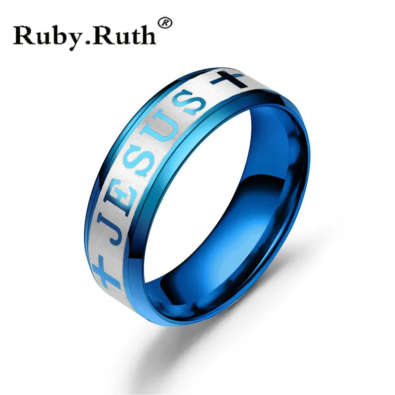 Stainless Steel Christian Jesus Letter JESUS Cross Rings for Women Men Black Gold Silver Men Ring Jewelry Gift Dropshipping
Stainless Steel Christian Jesus Letter JESUS Cross Rings for Women Men Black Gold Silver Men Ring Jewelry Gift Dropshipping