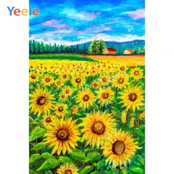 Yeele Oil Painting Sunflowers Village House Forest Photography Backgrounds Customized Photographic Backdrops for Photo Studio
Yeele Oil Painting Sunflowers Village House Forest Photography Backgrounds Customized Photographic Backdrops for Photo Studio