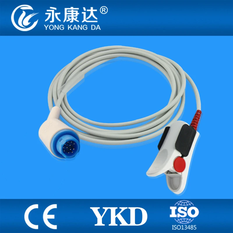 Reusable Mindray PM6000 spo2 sensor for adult finger clip , Masimo module, 12pin/3m
Reusable Mindray PM6000 spo2 sensor for adult finger clip , Masimo module, 12pin/3m