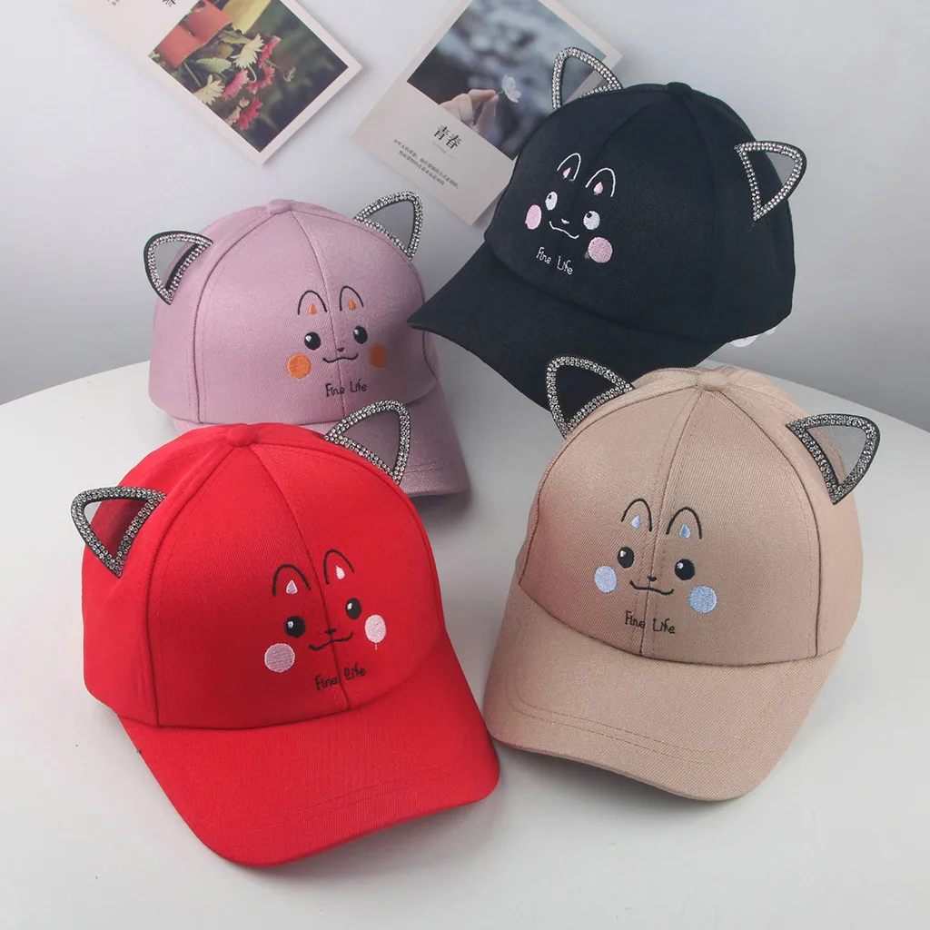 Kids Hat Cute Kids Children Personality Pearl Bowknot Fashion Lovely Cartoon Cat Peaked Hat Baseball Cap Sunhat кепка детская
Kids Hat Cute Kids Children Personality Pearl Bowknot Fashion Lovely Cartoon Cat Peaked Hat Baseball Cap Sunhat кепка детская