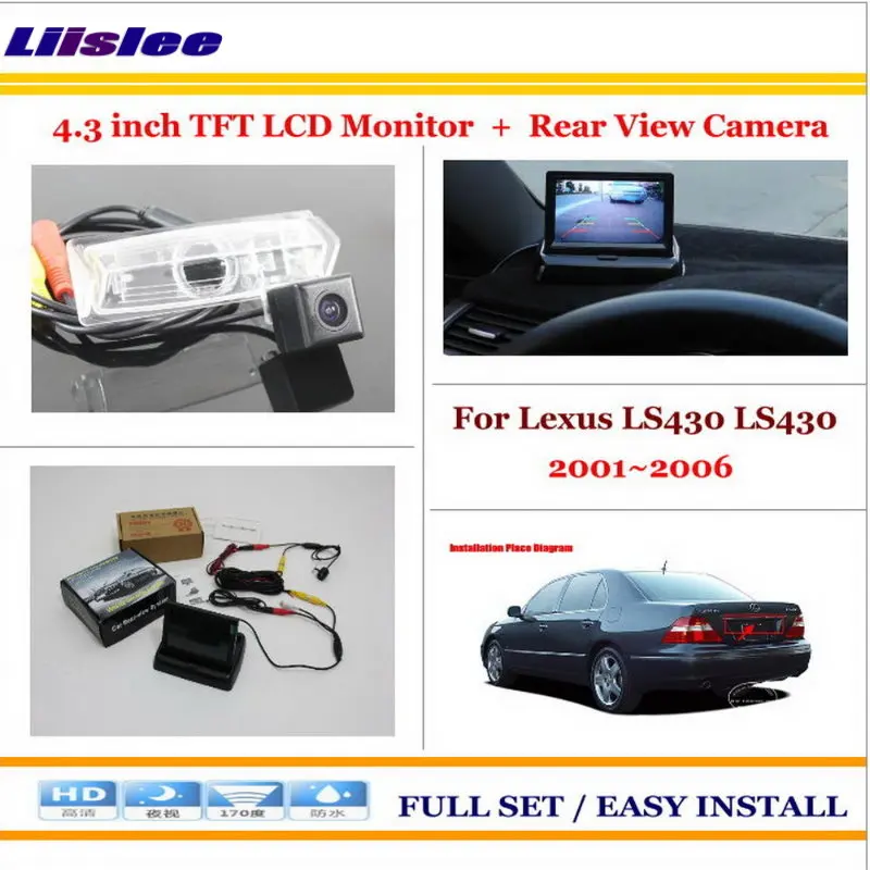 Auto Back UP Reverse Camera + 4.3" Color LCD Monitor = 2 in 1 Rearview Parking System - For Lexus LS430 / Celsior
Auto Back UP Reverse Camera + 4.3" Color LCD Monitor = 2 in 1 Rearview Parking System - For Lexus LS430 / Celsior