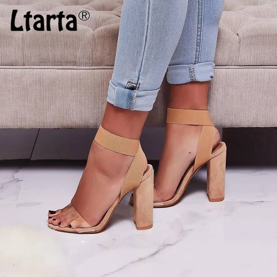 LTARTA 2019 New European And American Style Thick With Hollow high-heeled Elastic Belt Sandals JXQ-895-89
LTARTA 2019 New European And American Style Thick With Hollow high-heeled Elastic Belt Sandals JXQ-895-89