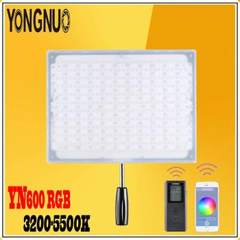 YONGNUO YN600 RGB LED Video Light 3200K-5500K Bi-color Temperature & Adjustable Brightness For Camcorder Camera and SLR Camorder
YONGNUO YN600 RGB LED Video Light 3200K-5500K Bi-color Temperature & Adjustable Brightness For Camcorder Camera and SLR Camorder