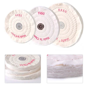 LETAOSK New Soft Cotton Cloth Arbor Hole Buffing Polishing Wheel Pad White Round Grinder
LETAOSK New Soft Cotton Cloth Arbor Hole Buffing Polishing Wheel Pad White Round Grinder