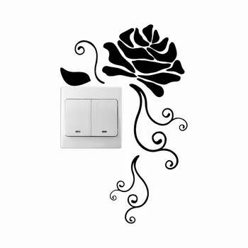 Hua-10 Creative Rose Silhouette Vinyl Switch Sticker Natural Style Cartoon Flower Wall Decor Home Wallpaper
Hua-10 Creative Rose Silhouette Vinyl Switch Sticker Natural Style Cartoon Flower Wall Decor Home Wallpaper
