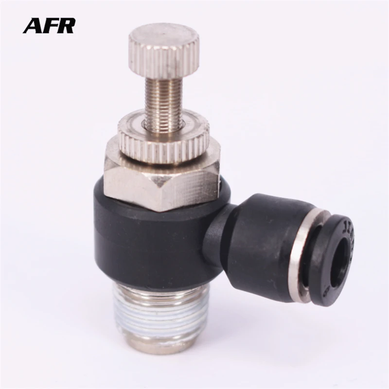 10pcs/lot 8mmTube Push In to Connect Fitting 1/8" 9.5MM Thread Speed Flow Controller Air Valve SL8-01 Pneumatic Throttle Valve
10pcs/lot 8mmTube Push In to Connect Fitting 1/8" 9.5MM Thread Speed Flow Controller Air Valve SL8-01 Pneumatic Throttle Valve