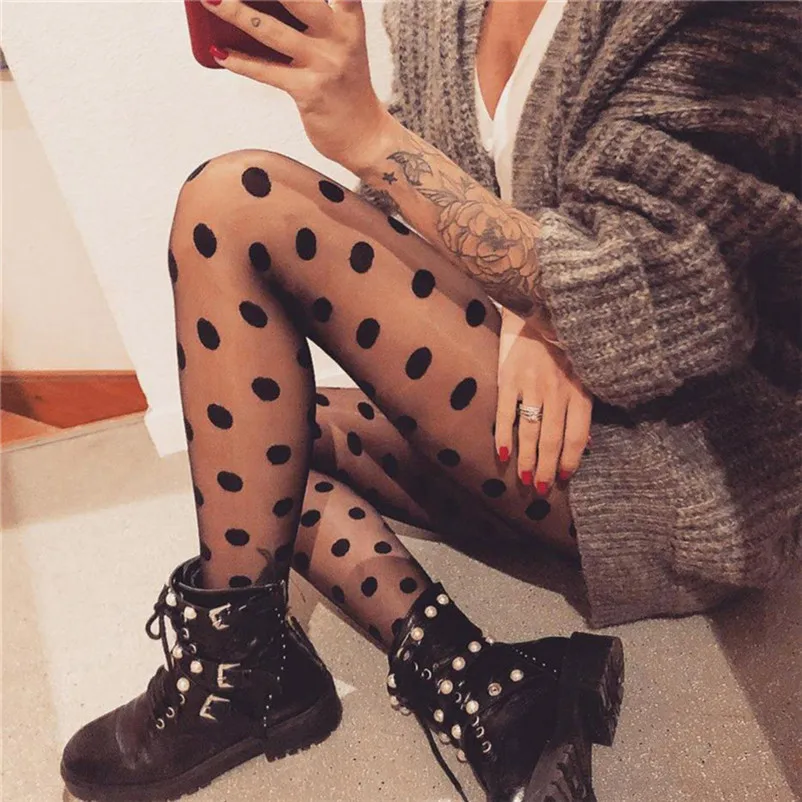 Black Dot Women Stretch Mesh Tights Women Sexy Transparent Collant Femme Skinny Hosiery 2018 P5
Black Dot Women Stretch Mesh Tights Women Sexy Transparent Collant Femme Skinny Hosiery 2018 P5