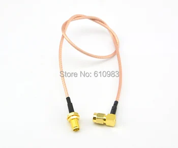 10 pcs/lot SMA Extension Cord Plug Right Angle to SMA Jack Female Pigtail RG316 40cm Cable
10 pcs/lot SMA Extension Cord Plug Right Angle to SMA Jack Female Pigtail RG316 40cm Cable