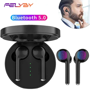 FELYBY TWS Wireless In-Ear Headset Pop Out Bluetooth in-Ear HiFi Stereo Sweatproof Touch Control Noise Cancelling Headset
FELYBY TWS Wireless In-Ear Headset Pop Out Bluetooth in-Ear HiFi Stereo Sweatproof Touch Control Noise Cancelling Headset