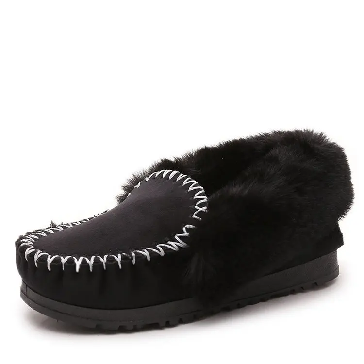 Fall and Winter 2019 Cotton Shoes for Women with Shallow Mouth Single Shoes and Thicker Flat-heeled Round-headed Women's Shoes
Fall and Winter 2019 Cotton Shoes for Women with Shallow Mouth Single Shoes and Thicker Flat-heeled Round-headed Women's Shoes