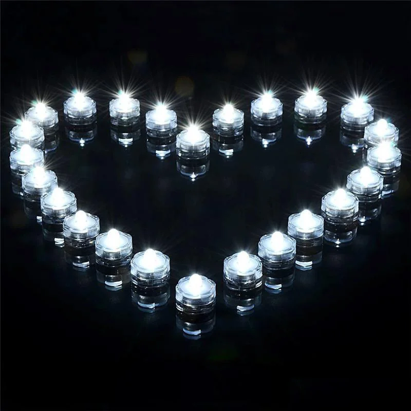 24pcs/lot Waterproof Underwater Battery Powered Submersible LED Tea Lights Candle for Wedding Party 
24pcs/lot Waterproof Underwater Battery Powered Submersible LED Tea Lights Candle for Wedding Party