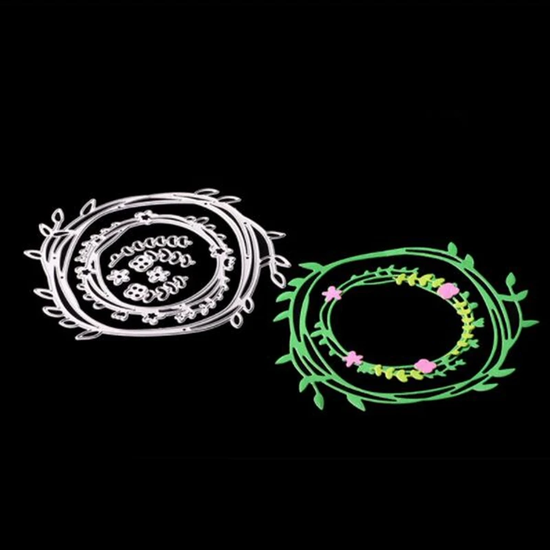 SCD714 Garland Metal Cutting Dies For Scrapbooking Stencils DIY Album Cards Decoration Embossing Folder Die Cuts Molds Tool New
SCD714 Garland Metal Cutting Dies For Scrapbooking Stencils DIY Album Cards Decoration Embossing Folder Die Cuts Molds Tool New