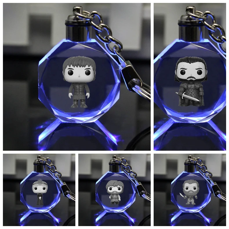 Game of Thrones Jon Snow Anime LED Key Chains LOGO Figure Keyring Crystal Toy Keychain Light Keyholder Unisex XMAS Gift NEW
Game of Thrones Jon Snow Anime LED Key Chains LOGO Figure Keyring Crystal Toy Keychain Light Keyholder Unisex XMAS Gift NEW