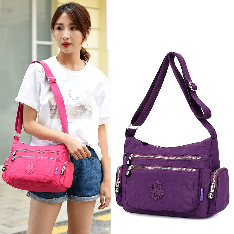 Nylon bags women messenger bags female shoulder bag waterproof casual handbag for teenagers Girls Fashion
Nylon bags women messenger bags female shoulder bag waterproof casual handbag for teenagers Girls Fashion