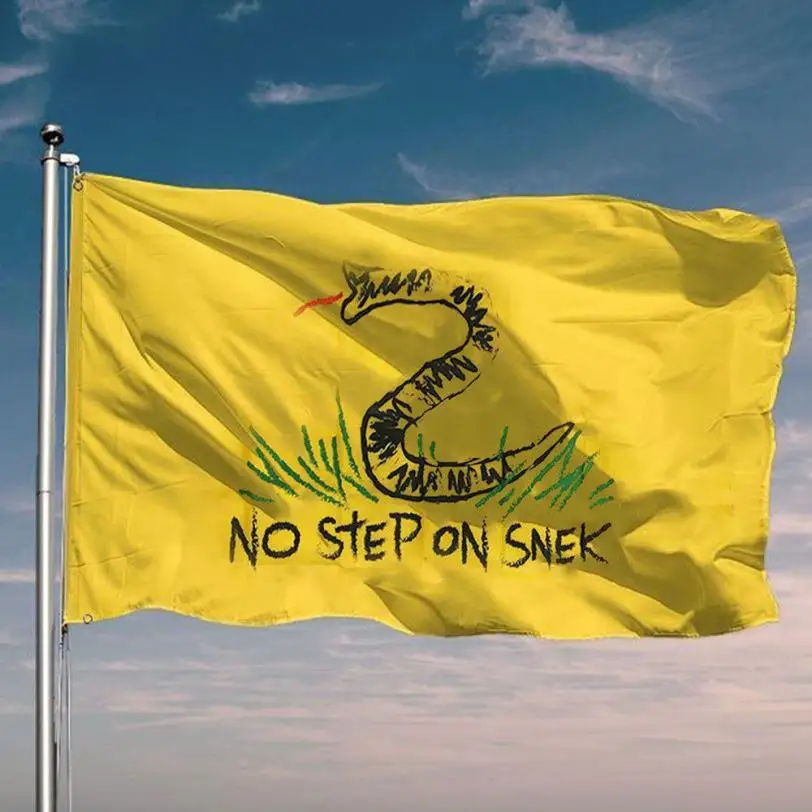 2017 NEW No Step On Snek Letter Flag Creative Funny 3x5 Feet Yellow Banner Flag S915
2017 NEW No Step On Snek Letter Flag Creative Funny 3x5 Feet Yellow Banner Flag S915