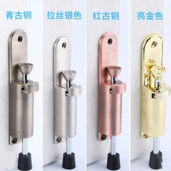 4 color Zinc Alloy Soft Rubber Foot Spring Loaded Easily Step-On Door Stoppers Holder Tope
4 color Zinc Alloy Soft Rubber Foot Spring Loaded Easily Step-On Door Stoppers Holder Tope