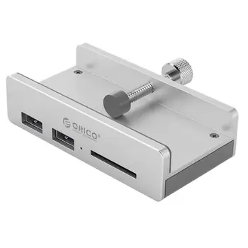 ORICO USB 3.0 HUB Clip Design with Card Reader Aluminum Alloy Clip-type 3 Ports High Speed Splitter Hub for Desktop Laptop
ORICO USB 3.0 HUB Clip Design with Card Reader Aluminum Alloy Clip-type 3 Ports High Speed Splitter Hub for Desktop Laptop
