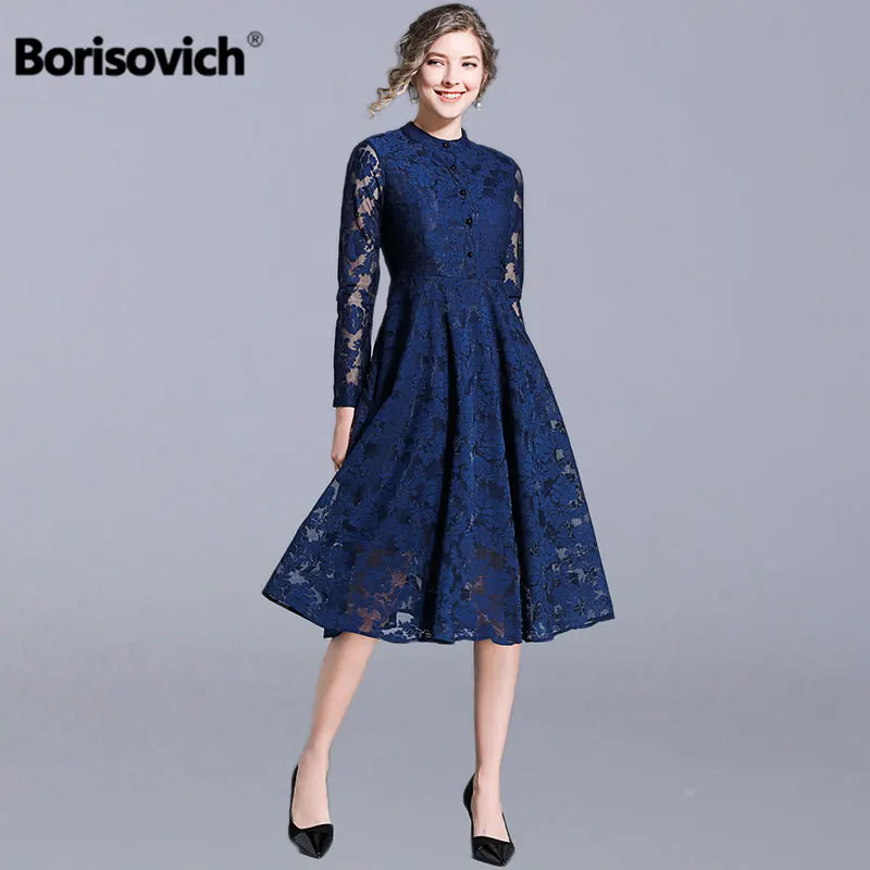 Borisovich Ladies Elegant Party Dresses New Brand 2019 Spring Fashion Vintage Big Swing A-line Women Casual Lace Long Dress N933
Borisovich Ladies Elegant Party Dresses New Brand 2019 Spring Fashion Vintage Big Swing A-line Women Casual Lace Long Dress N933