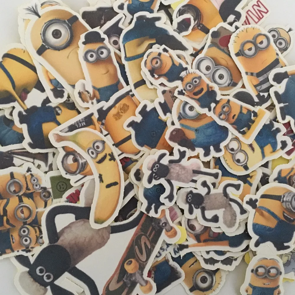 50/100 PCS minion and Shaun the Sheep Stickers Decoration DIY Ablum Diary Scrapbooking Gift For Children
50/100 PCS minion and Shaun the Sheep Stickers Decoration DIY Ablum Diary Scrapbooking Gift For Children