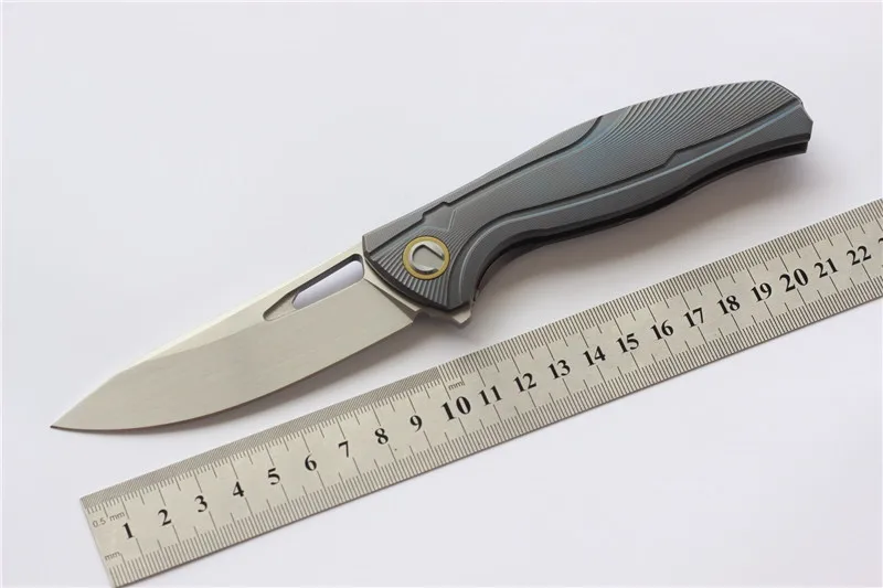 VESPA F7 Folding knife bearing Blade:M390(Satin/) Handle:TC4 Outdoor camping hunting pocket fruit knife EDC tools
VESPA F7 Folding knife bearing Blade:M390(Satin/) Handle:TC4 Outdoor camping hunting pocket fruit knife EDC tools