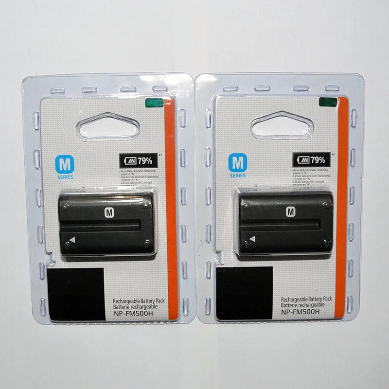 2pcs Battery NP-FM500H NP FM500H Rechargeable Camera Battery For SONY A57 A65 A77 A450 A560 A580 A900 A58 A99 A550 A200 A300
2pcs Battery NP-FM500H NP FM500H Rechargeable Camera Battery For SONY A57 A65 A77 A450 A560 A580 A900 A58 A99 A550 A200 A300