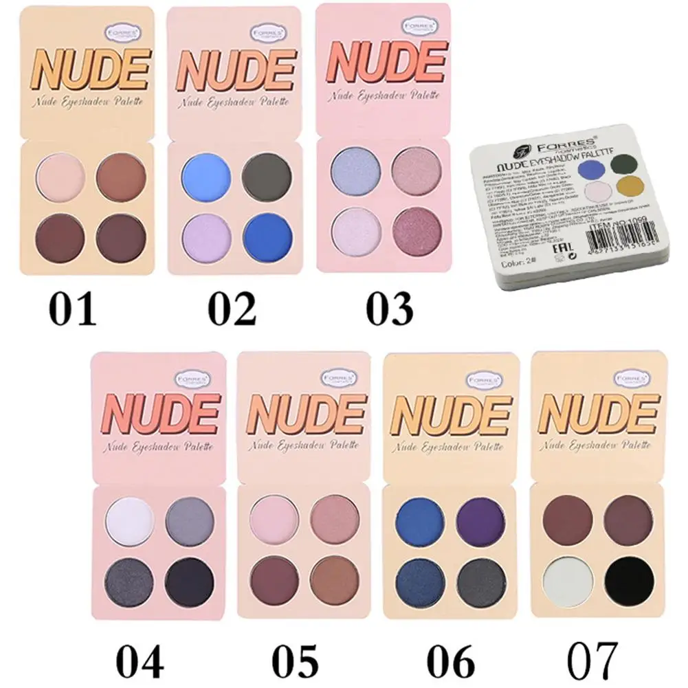 2019 NEW 4-Color Charming Eye Shadow Make Up Palette Matte Shimmer Pigmented Eye Shadow Pad Nude Cosmetics Make Up Set
2019 NEW 4-Color Charming Eye Shadow Make Up Palette Matte Shimmer Pigmented Eye Shadow Pad Nude Cosmetics Make Up Set