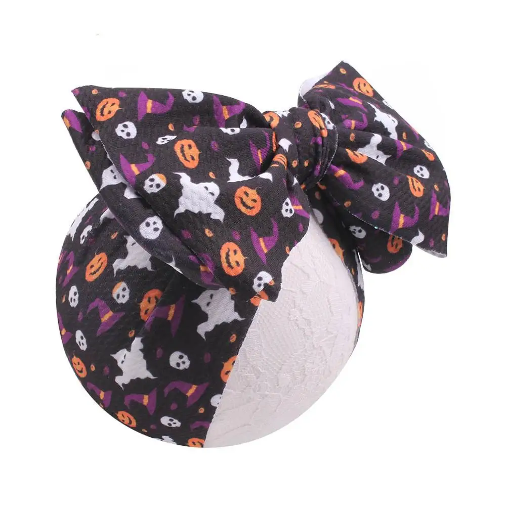 2019 Hallowen Festival Pumpkin Ghost Printed 7" Top Know Hair Bow Waffle Headband Head Wrap For Baby DIY Hair Accessories 
2019 Hallowen Festival Pumpkin Ghost Printed 7" Top Know Hair Bow Waffle Headband Head Wrap For Baby DIY Hair Accessories