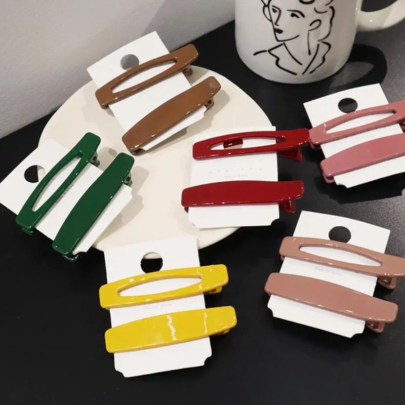 2pcs/set Candy Color Acrylic Hair Clips Hairpins for Women Geometric Hollow Rectangle Hairclips Hair Accessories
2pcs/set Candy Color Acrylic Hair Clips Hairpins for Women Geometric Hollow Rectangle Hairclips Hair Accessories