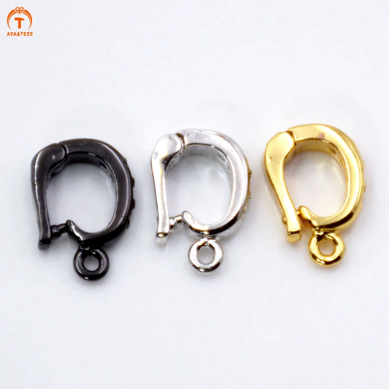 ASA&TESS Enhancer Clasp CZ Micro Pave Clasps Silver/Black/ Gold Pave CZ Removable Bail Pave Bail Clasp 7X10mm
ASA&TESS Enhancer Clasp CZ Micro Pave Clasps Silver/Black/ Gold Pave CZ Removable Bail Pave Bail Clasp 7X10mm