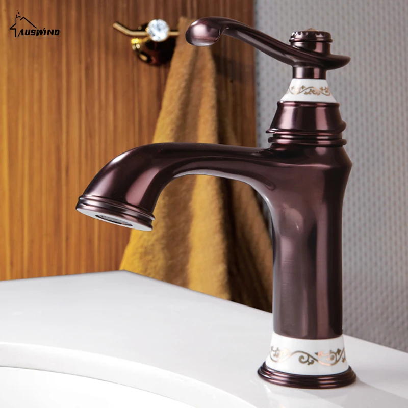 European Antique Basin Hot and Cold Tap Gold Single Hole Copper Baking Bathroom Counter Basin Faucet LY-02
European Antique Basin Hot and Cold Tap Gold Single Hole Copper Baking Bathroom Counter Basin Faucet LY-02