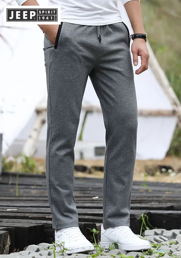 2019 Spring Autumn JEEP Spirit Sweatpants Mens Casual Knitted Elastic Waist Cotton Pants Fashion High Quality Trousers Asia Size
2019 Spring Autumn JEEP Spirit Sweatpants Mens Casual Knitted Elastic Waist Cotton Pants Fashion High Quality Trousers Asia Size