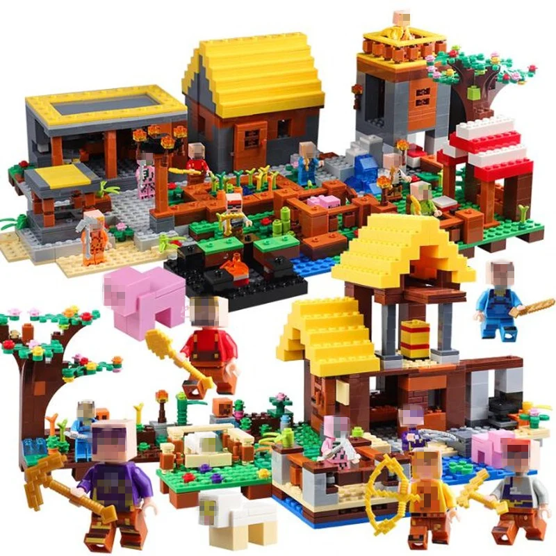 Minecrafted Building Blocks Compatible With Legoed city House Bricks Set Educational Toys for Children Gift
Minecrafted Building Blocks Compatible With Legoed city House Bricks Set Educational Toys for Children Gift