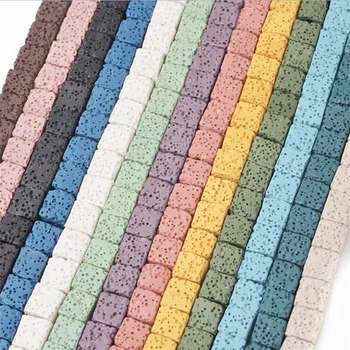 13 Colors Cubic Square Colourful Natural Lava Stone Beads Volcanic Rock Aromatherapy Essential Oil Diffuser Round Loose Beads
13 Colors Cubic Square Colourful Natural Lava Stone Beads Volcanic Rock Aromatherapy Essential Oil Diffuser Round Loose Beads