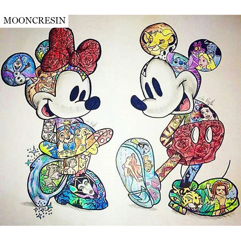 Cartoon 5D DIY Diamond Painting Cross Stitch Needlework Mickey Mouse Full Square Diamond Embroidery Craft Home Decoration Minnie
Cartoon 5D DIY Diamond Painting Cross Stitch Needlework Mickey Mouse Full Square Diamond Embroidery Craft Home Decoration Minnie