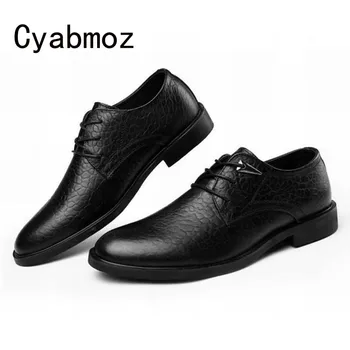 New Fashion Men Business Dress Casual Shoes Genuine Leather Luxury Crocodile Pattern Man Shoe Flats For Wedding Office Plus Size
New Fashion Men Business Dress Casual Shoes Genuine Leather Luxury Crocodile Pattern Man Shoe Flats For Wedding Office Plus Size