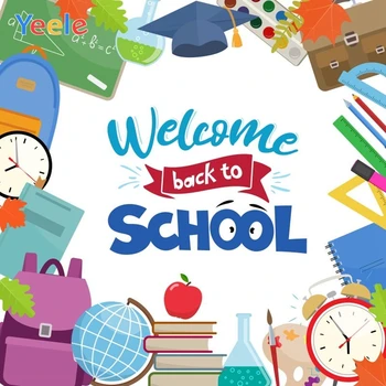 Yeele Welcome Children Back To School Party Photography Backdrops Blackboard Book Pen Photographic Backgrounds For Photo Studio
Yeele Welcome Children Back To School Party Photography Backdrops Blackboard Book Pen Photographic Backgrounds For Photo Studio