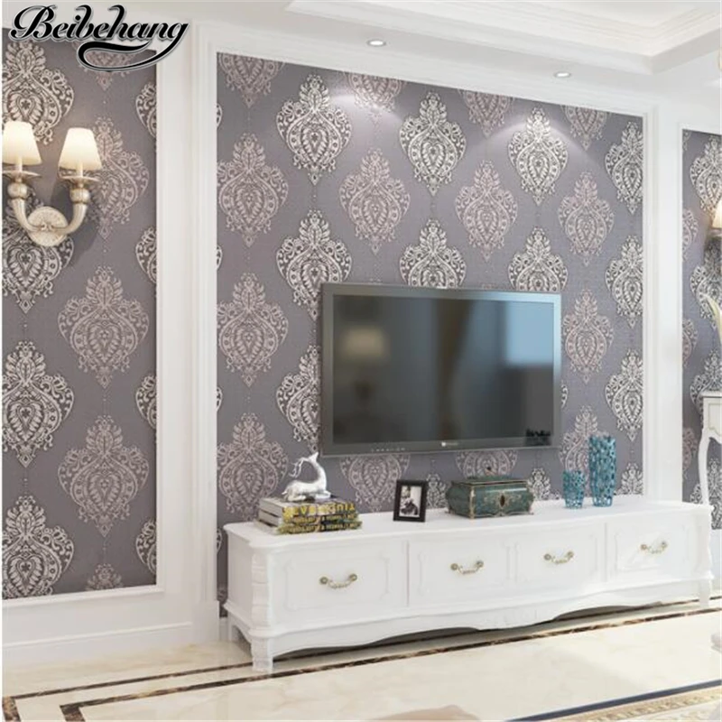 beibehang wallpaper European-style Damascus suede three - dimensional fabric wallpaper living room bedroom background wallpaper
beibehang wallpaper European-style Damascus suede three - dimensional fabric wallpaper living room bedroom background wallpaper