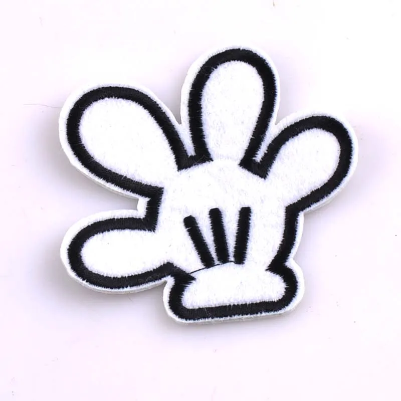 White Patch Cute Hand Patches For Kids Clothes Jeans Sewing-on Embroidered Patch Motif Applique CP0928
White Patch Cute Hand Patches For Kids Clothes Jeans Sewing-on Embroidered Patch Motif Applique CP0928