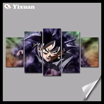 Frame 5 Panels Canvas Painting dragon ball Goku Black Wall Art Painting Modern Home Decor Picture For Living Room
Frame 5 Panels Canvas Painting dragon ball Goku Black Wall Art Painting Modern Home Decor Picture For Living Room