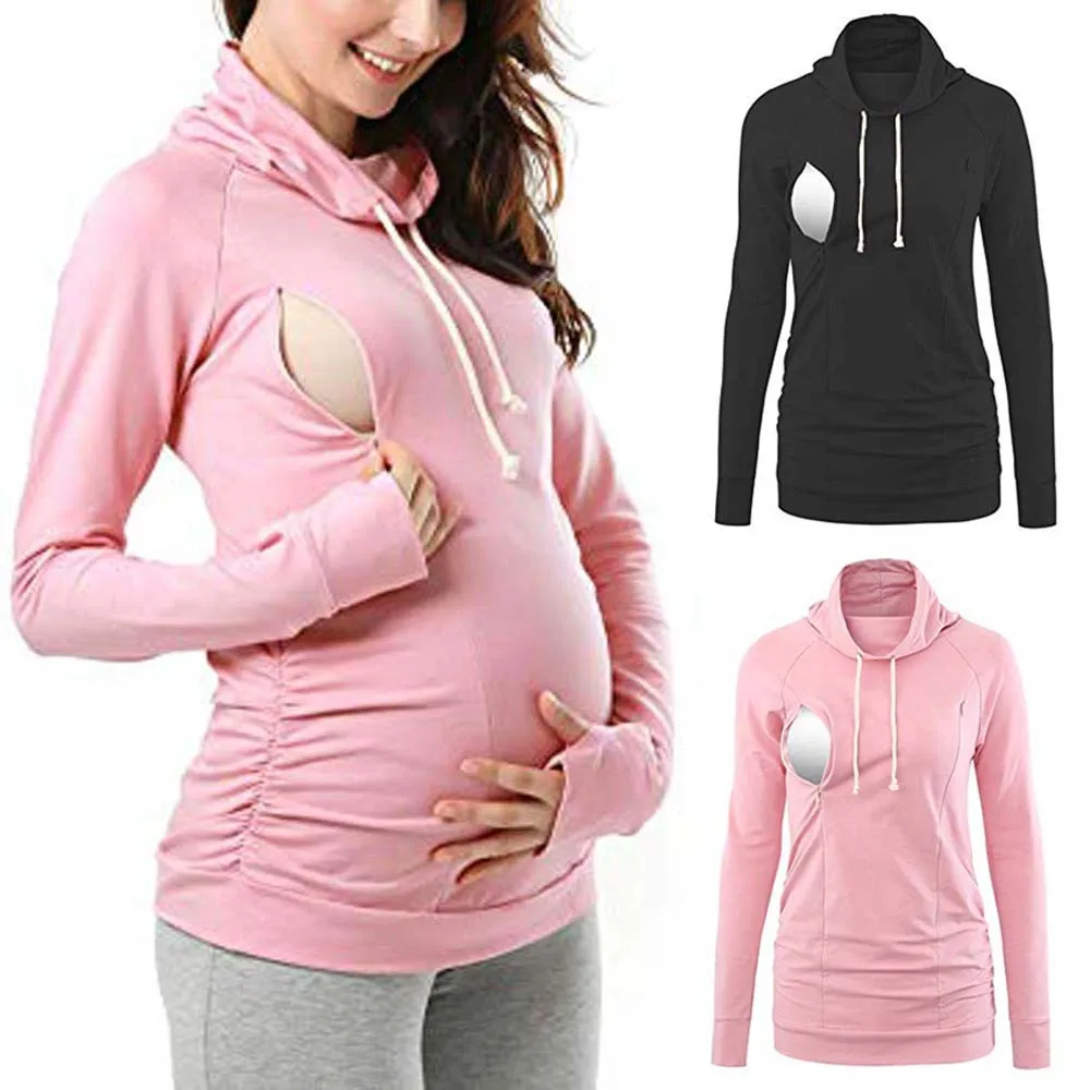 Women Maternity Nursing Solid Zip Casual Long Sleeves Shirt Breastfeeding Tops pregnant hoodies maternity sweatshirt
Women Maternity Nursing Solid Zip Casual Long Sleeves Shirt Breastfeeding Tops pregnant hoodies maternity sweatshirt