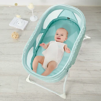 Foldable Green Travelling Crib with Mosquito Net Baby Bed Multifunctional Portable Cradle Crib European Children's Bed
Foldable Green Travelling Crib with Mosquito Net Baby Bed Multifunctional Portable Cradle Crib European Children's Bed
