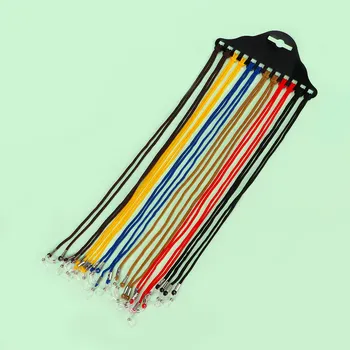 12pcs Candy Color Elastic Silicone Eyeglasses Straps Sunglasses Chain Sports Anti-lost Nylon String Glasses Ropes Accessories
12pcs Candy Color Elastic Silicone Eyeglasses Straps Sunglasses Chain Sports Anti-lost Nylon String Glasses Ropes Accessories