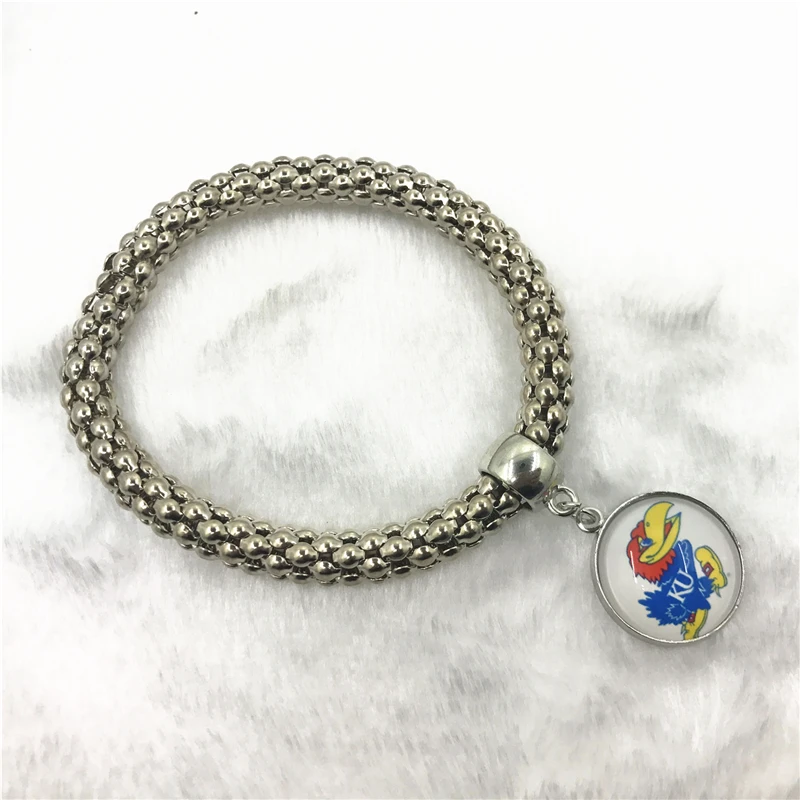 6pcs/lot US Team KU Jayhawks Bangles Elastic Snake Chain Bracelet&Bangles Sports Bracelet Jewelry
6pcs/lot US Team KU Jayhawks Bangles Elastic Snake Chain Bracelet&Bangles Sports Bracelet Jewelry