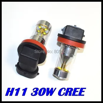 H11 Led Bulb 30W High Power Ultra Bright cree chip led H11 h7 9005 9006 LED Car Fog lamp Fog Light 700LM White led headlight 
H11 Led Bulb 30W High Power Ultra Bright cree chip led H11 h7 9005 9006 LED Car Fog lamp Fog Light 700LM White led headlight