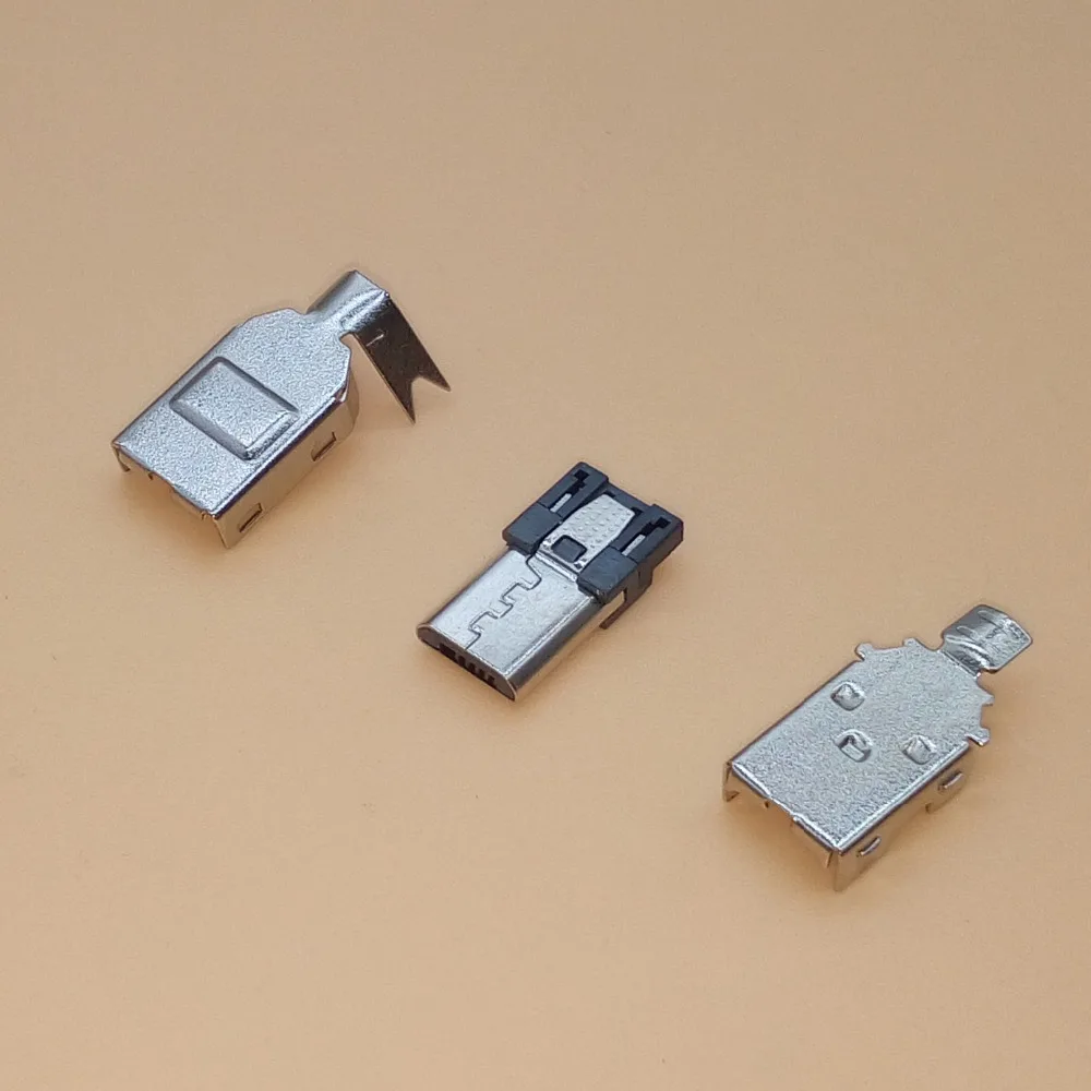 10 комплектов 5pin Micro USB сварочный тип штекер зарядное устройство 5P зарядный разъем
