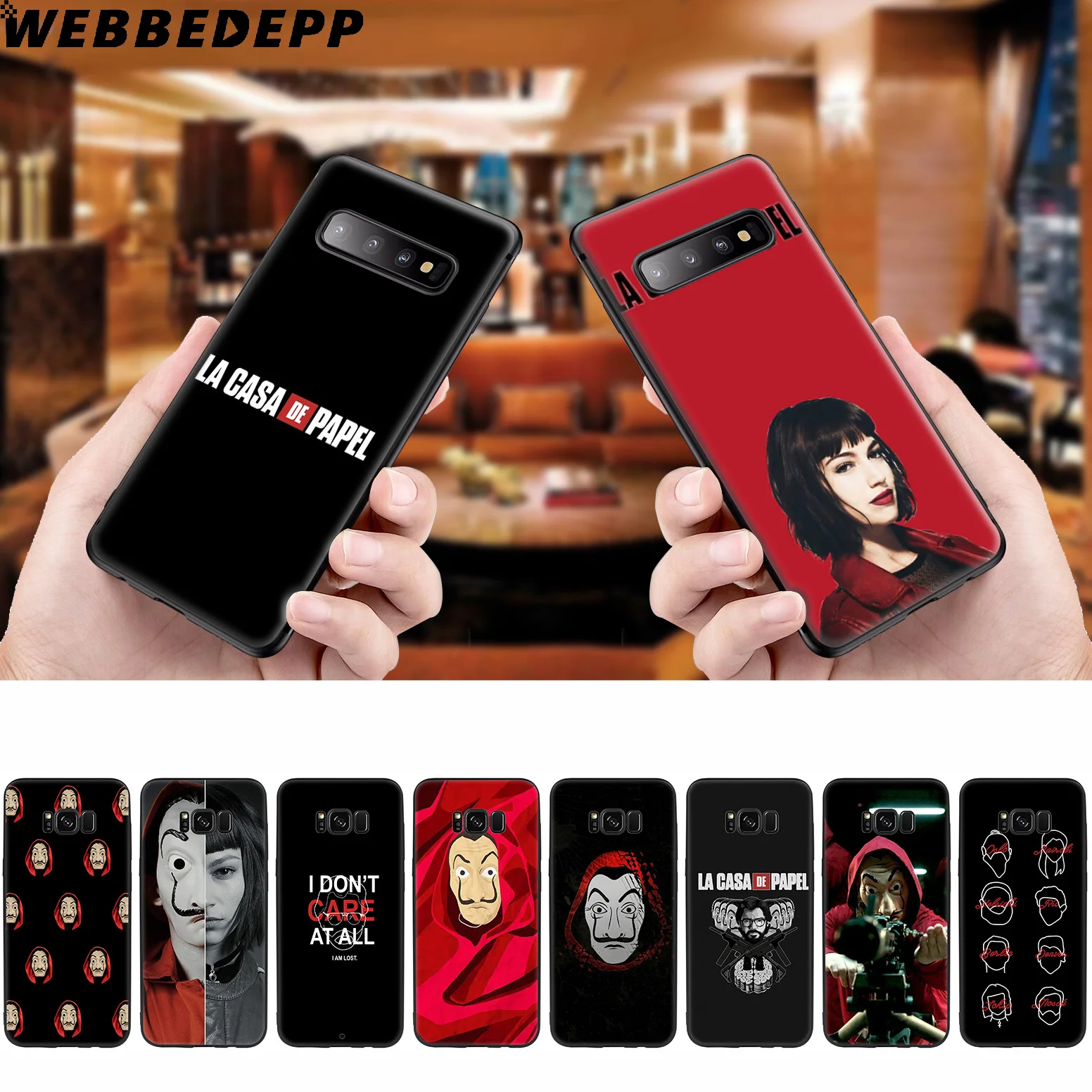 Money Heist La Casa De Papel Soft Case for Samsung Galaxy S10 S10e S9 S8 Plus S7 S6 Edge S9 Plus & J6 2018 Note 10 Plus 9 8
Money Heist La Casa De Papel Soft Case for Samsung Galaxy S10 S10e S9 S8 Plus S7 S6 Edge S9 Plus & J6 2018 Note 10 Plus 9 8